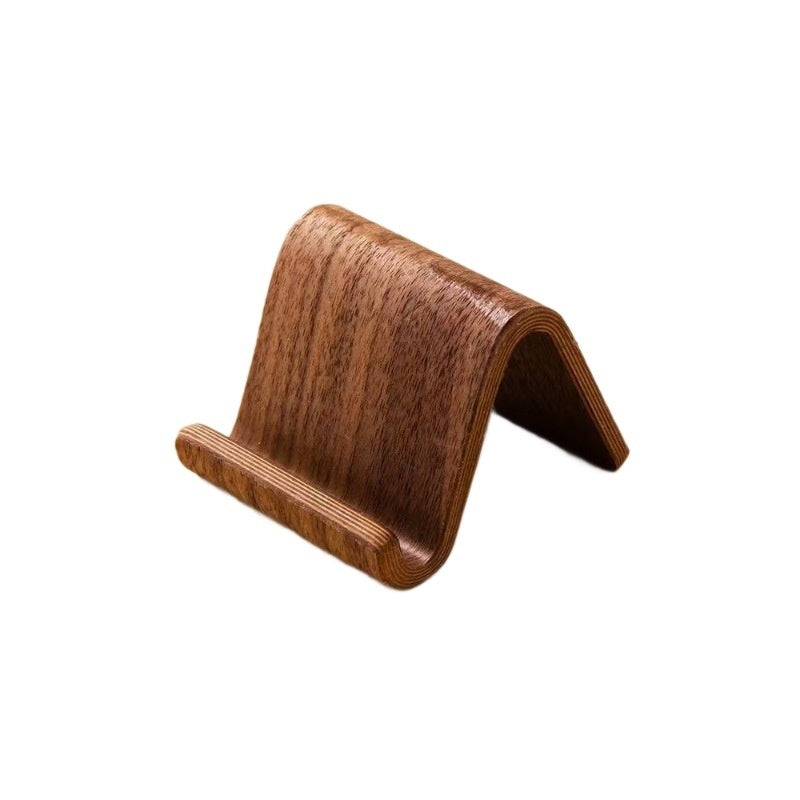 Walnut Mobile Phone Bracket Lazy Wooden Portable