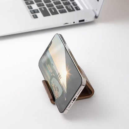 Walnut Mobile Phone Bracket Lazy Wooden Portable